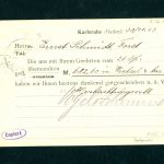 Deutsches Reich Michel Nummer 68 Einzelfrankatur Karlsruhe 1903