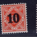 Württemberg Michel Nummer 184 - 188 ungebraucht Falz