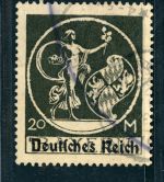 Deutsches Reich Michel Nummer 138 V PLF gestempelt geprüft