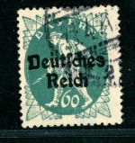 Deutsches Reich Michel Nummer 120 PF "schräges D" gestempelt geprüft