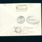Paraguay Zeppelin Beleg 1932 Asuncion n. Braunschweig