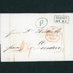 Vorphila Auslands Brief Barmen nach London 1849