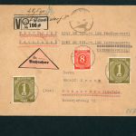 Alliierte Besetzung Kontrollrat 937a MiFr. 917a Wertfernbrief Düsseldorf Attest