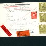 Alliierte Besetzung Kontrollrat 959a MiFr. 917a Wertfernbrief München Attest