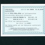 Alliierte Besetzung Kontrollrat 922a , 944a,959a MiFr Einschreiben Berlin Befund