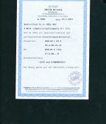 Alliierte Besetzung Kontrollrat 962c MiFr. 960a +950a Einschreiben Berlin Attest