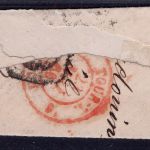 Thurn und Taxis Michel Nr. 23 2 x auf Briefstück gestempelt