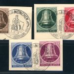Berlin Michel Nummer 75 - 79 gestempelt Sonderstempel München - Fotobefund