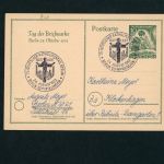 Berlin Ganzsache Michel Nummer P27 Sondersempel Katholikentag 1952 Berlin