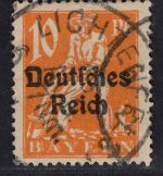 Deutsches Reich Michel Nr. 120 AF VII PLF gestempelt