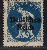 Deutsches Reich Michel Nr. 128 AF VI PLF gestempelt