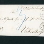 Vorphila Brief Karlsruhe Stadt - Post nach Überlingen 1870