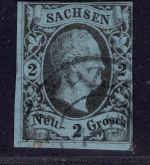 Sachsen Michel-Nr. 5 gestempelt