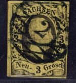 Sachsen Michel-Nr. 6 gestempelt