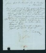 Vorphila Brief Offenburg 1844
