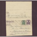 Kartenbrief Ganzsache Germania " 15 " / MF - Berlin n. Offenbach - 1920