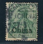 Dt. Auslandspostämer China Marke gestempelt Tschingtschoufu