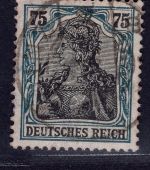 Deutsches Reich Michel-Nr. 104 a gestempelt geprüft