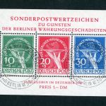 Berlin Block Nummer 1 III gestempelt Ersttag - Attest Schlegel