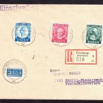 All. Besetzung Baden MiFr 47 - 49 Einschreiben Freiburg n. Kassel geprüft