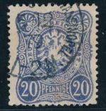 Auslandspostämter Türkei Michel Nummer V34a Stempel Contantinopel blau geprüft