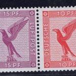 Dt. Reich, Zusammendruck, Michel Nr. W 22, ungebraucht Falz