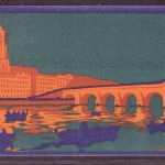 AK Frankfurt , alte Mainbrücke / Weihe zur Grundsteinlegung - 1912 - ungebraucht