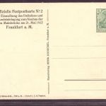 AK Frankfurt , alte Mainbrücke / Weihe zur Grundsteinlegung - 1912 - ungebraucht