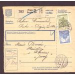 Böhmen und Mähren - Paketkarte - Prag n. Hvozoany 1942