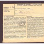 Böhmen und Mähren - Paketkarte - Prag n. Hvozoany 1942