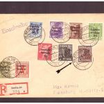 Einschreiben Berlin - sowjetische Besatzung / Mischfrankatur - 1948
