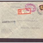 Einschreiben Alliierte Besetzung Franz. Zone - Pirmasens n. Hohenstein 1945