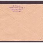 Berlin / Wiederaufbau - MiNr. 72 als Paar - Stuttgart n. Mühlheim 1951