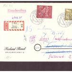 Einschreiben Berlin / West - MiFr Braunschweig n. Esens / Ostfriesland 1960