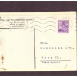 Böhmen + Mähren - Seiden und Wollwebereien Neuhaus nach Prag 1942