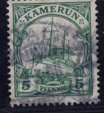 Deutsche Kolonien Kamerun Michel Nr. 21, gestempelt