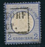 Deutsches Reich Brustchild Michel Nr. 20 gestempelt