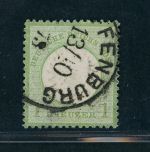 Deutsches Reich Brustchild Michel Nr. 23a gestempelt Offenburg