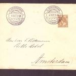 Niederlande Brief - mit SStpl. Gravenhag - Vredesconferente - n. Amsterdam 1907