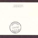 Liechtenstein Einschreiben - Swissair Club / Vaduz nach Khartoum / Sudan 1961