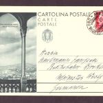 Ansichstkarte Italien ambulante Bahnpost Genova - Villa Mylius : n. Münster 1936
