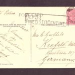 Großbritannien Post Card - Cataract , Launceston - South Wales nach Krefeld 1909