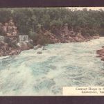 Großbritannien Post Card - Cataract , Launceston - South Wales nach Krefeld 1909