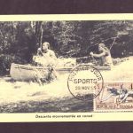 Ansichtskarte Frankreich Paris Premier Jour - Sport / Kanu - 1953