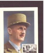 Maximum Ansichtskarte Frankreich Strassbourg - General Leclerc - 1948