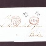 Vorphilatelie Brief Frankreich Paris 1842