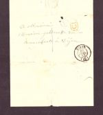 Vorphilatelie Brief Frankreich Dijon 1853 - mit Inhalt !