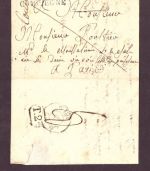 Vorphilatelie Retour Brief Frankreich Compiegne L2 nach Paris 1819