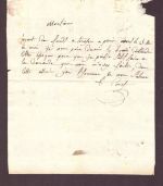 Vorphilatelie Retour Brief Frankreich Compiegne L2 nach Paris 1819