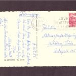 Ansichtskarte Frankreich - Lourdes - la Grotte nach Witten 1953